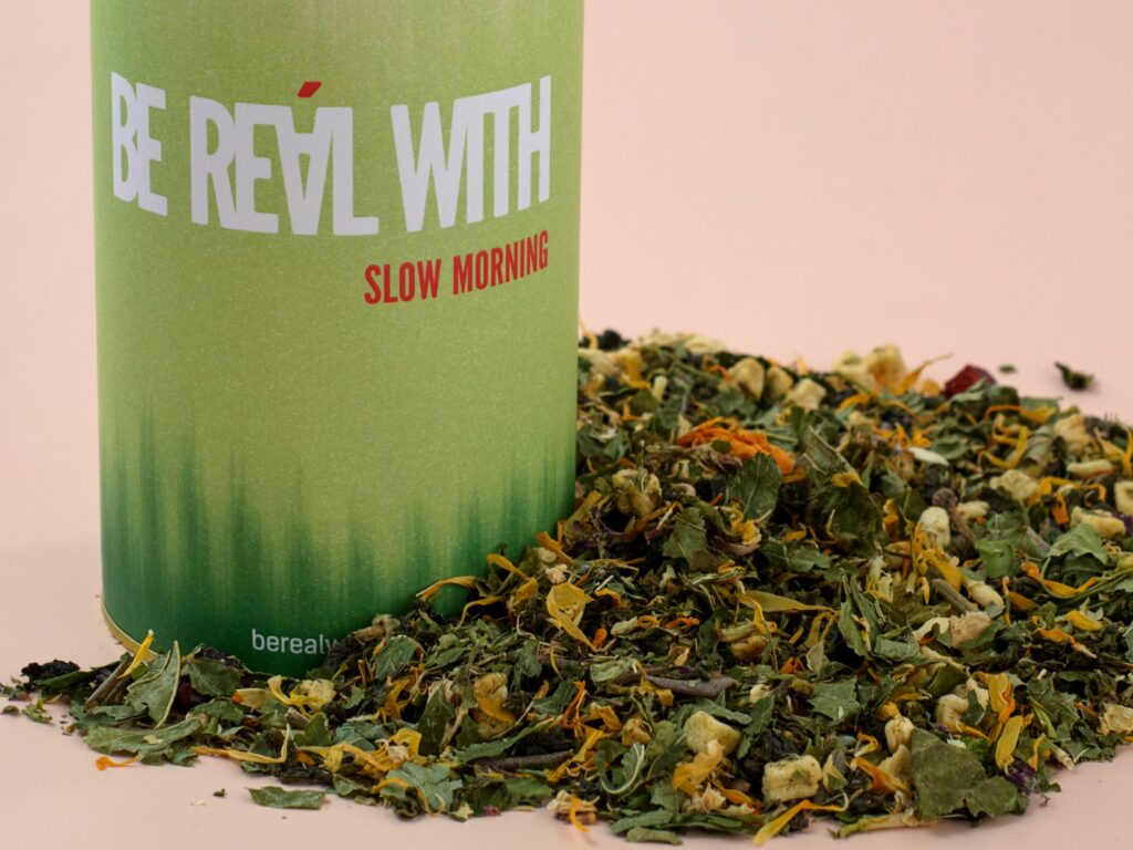 чай слоу морнинг от бренда be real with