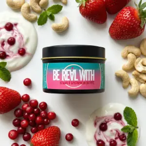 Кешью в брусничном йогурте, без сахара, 80 г.